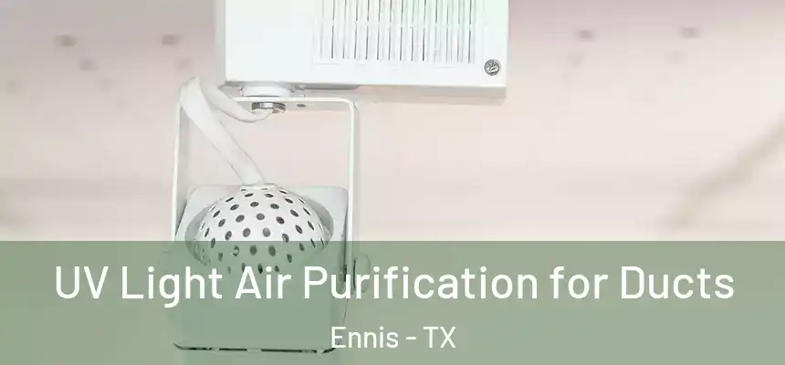  UV Light Air Purification for Ducts Ennis - TX